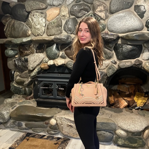 COACH DREAMER SATCHEL EUC FULL INCLUSION BLUSH COLOR ! - Picture 13 of 15